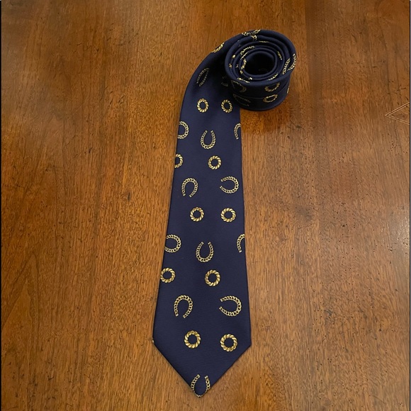 Chanel Silk Navy Tie - Picture 1 of 2